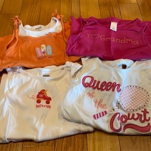 4 Gymboree tank tops size 10
